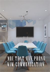 Thiết kế nội thất văn phòng Kim Communication tại Tphcm
