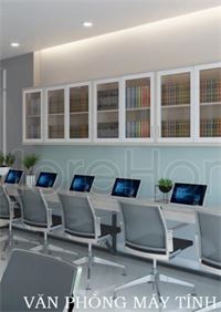 Thiết kế nội thất văn phòng công ty Máy Tính tại Hà Đô Centrosa - Quận 10 TpHCM